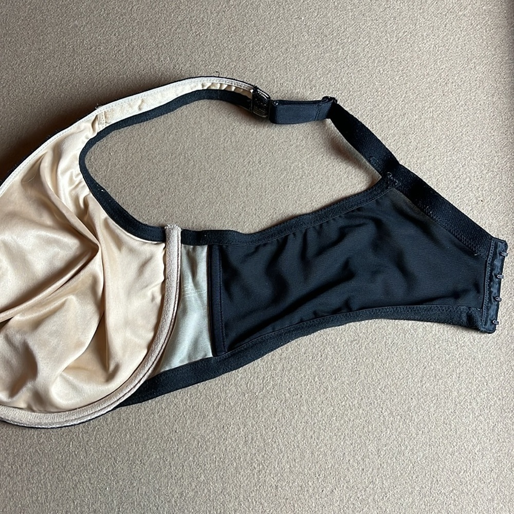 Cacique Unlined Full Coverage Black Bra - 42DD - Picture 3 of 7
